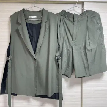 ZARA 베스트 숏팬츠 셋업