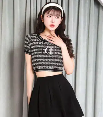 다리치 DD 마린 보더 니트 탑