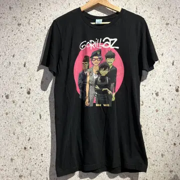 GORILLAZ 밴드 티셔츠 고릴라즈 블랙