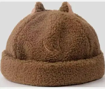 HAN QUOKKA 쿠오카 귀도리 모자 브라운