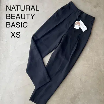[내추럴 뷰티 베이직] XS 미사용 팬츠 블랙