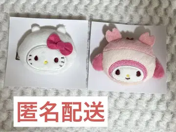 치이카와 산리오 시크릿 헤어 클립 키티 마이멜로디