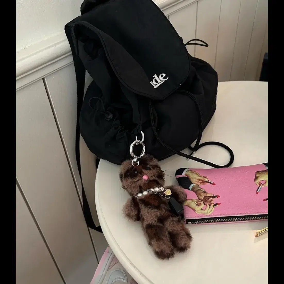 MOREJUDE☆韓国☆人気☆JUDI Backpack 追跡あり 2色 (more jude