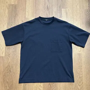 플라스테 스트레치 코튼 블렌드 포켓 티셔츠 블랙 M