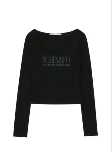 BOHEMSEO 티셔츠 블랙