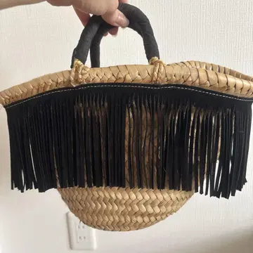 프린지 바스켓백