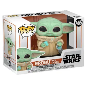 Funko Pop 스타 워즈 '만달로리안' 글루 w/ 쿠키