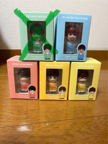 나니와 단시 손가락 인형 4개
