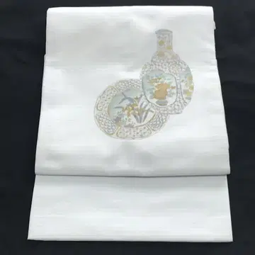 일본 의류 나고야 오비 순수 실크 여름 오비 부드러운 실크 직물
