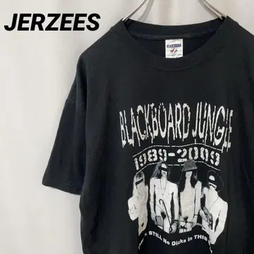 N-4579 JERZEES 미국 빈티지 의류 밴딩 티셔츠 밴 T L