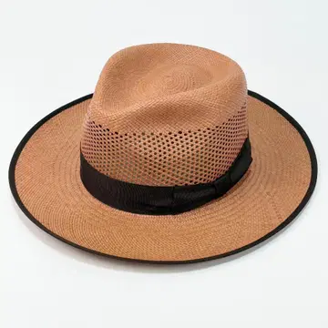 새상품 STETSON FLAT LACE PANAMA SE584 브라운