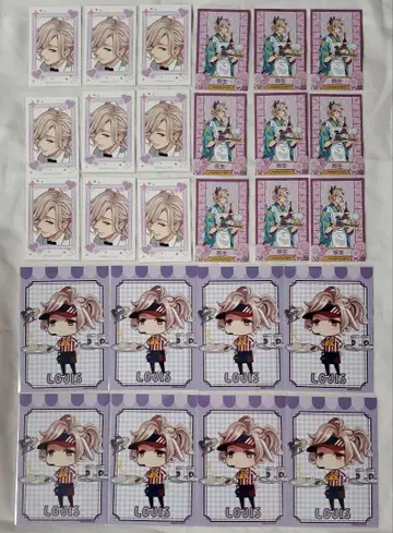 BROTHERS CONFLICT 류세이 미니 사진 브로마이드 브라콘