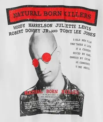 naturalbornkillers 영화 내추럴 본 킬러즈 티셔츠