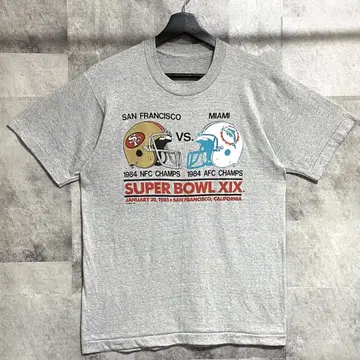 USA제 NFL SUPER BOWL 티셔츠. 1984 카피라이트