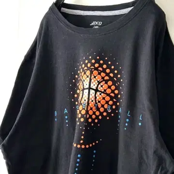 bcg 농구 basketball 티셔츠 L 블랙 검정 구제 의류