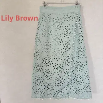 Lily Brown 랩스커트 숏팬츠 컷 아웃 민트