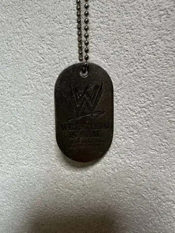 WWE Cactus Jack 도그 태그 목걸이