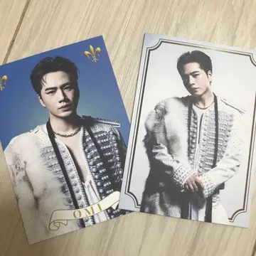 3대째 토사카 히로오미 포토 카드 KINGDOM 추가 굿즈 2장 세트