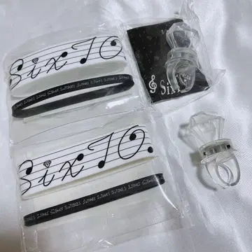 SixTONES 러버 밴드 2개 반지 라이트 2개 세트