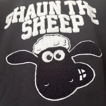 Shaun the Sheep 티셔츠 블랙 새상품