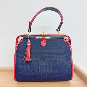 레어 빈티지 이탈리아 La Borsa 라볼사 핸드백 빨간색