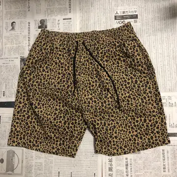 프릭스스토어 레오파드 하프 숏 팬츠