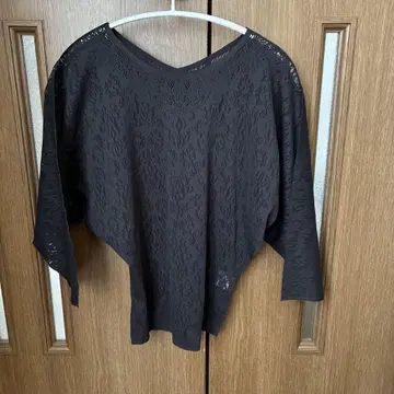 타카 댄스 노싱 블랙 레이스 상의