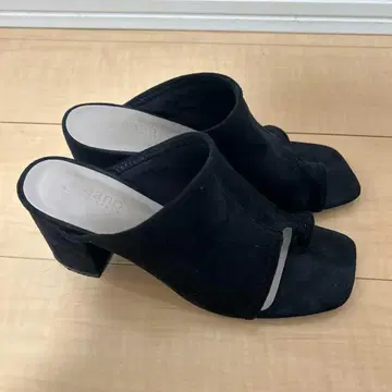 NANO universe 샌들 여성용 블랙 24cm