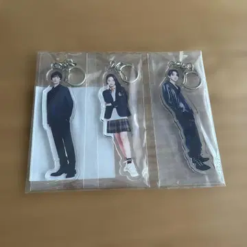 여신 강림 세븐 인터넷 한정판 아크릴 키링 3개 세트