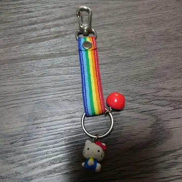 헬로키티 사과 키링 키링
