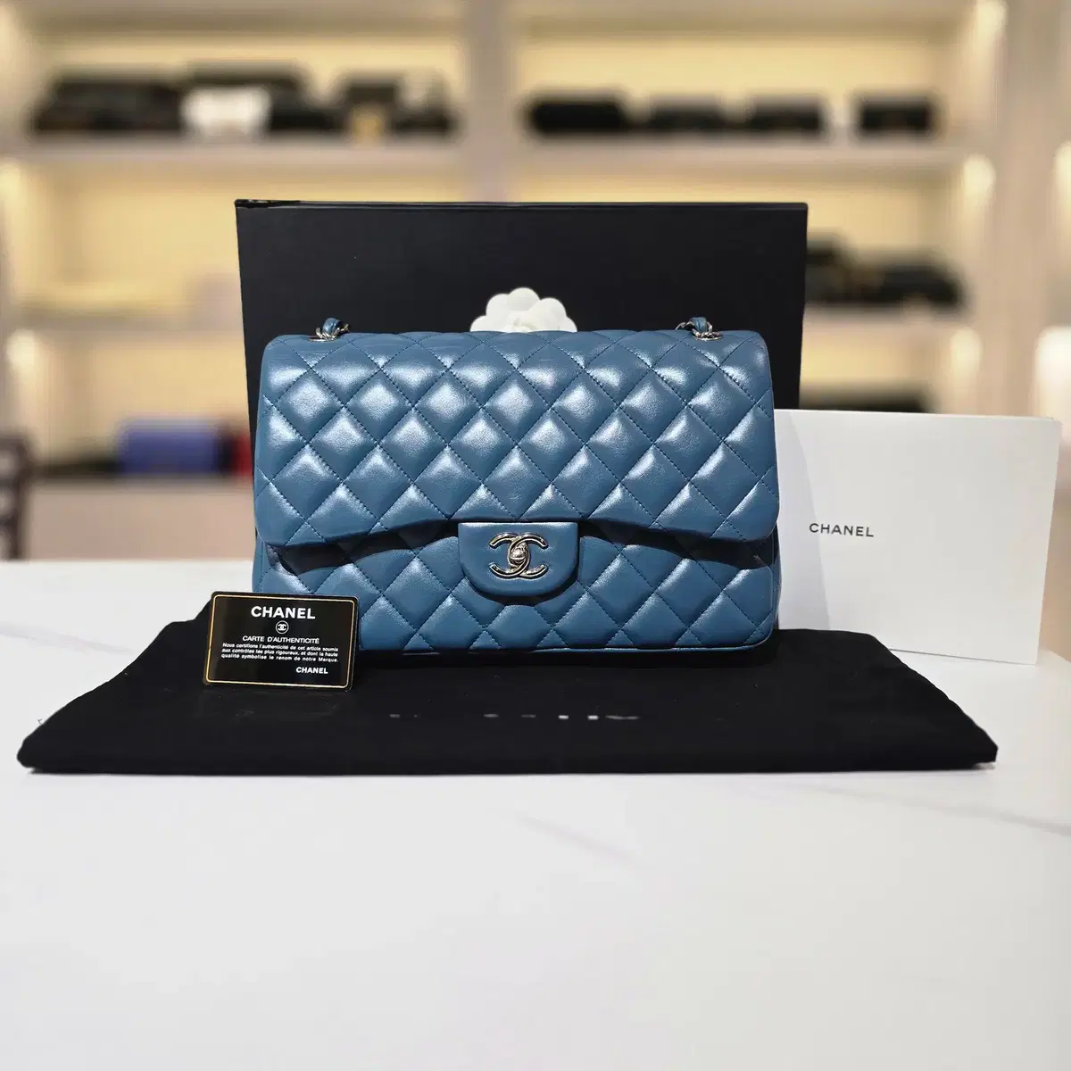 CHANEL 샤넬 [Luxall] Chanel Lambskin Classic Large Shoulder Bag