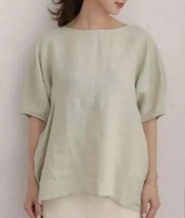 어반 리서치 도어스 린넨 벌룬 슬리브 블라우스