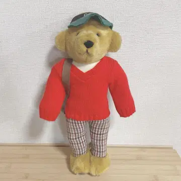 멜리 소트 골프 테디베어 빈티지 봉제 인형 곰 영국