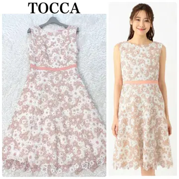 새상품급 TOCCA 토카 워셔블 POETICUS 포에티쿠스 드레스 [2]