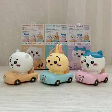 치이카와 프렌즈 3 쿠루마 부이 3종류 하치와레 토끼 피규어