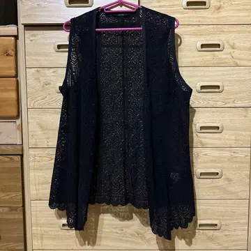 vece 레이스 가디건 베스트 L 사이즈