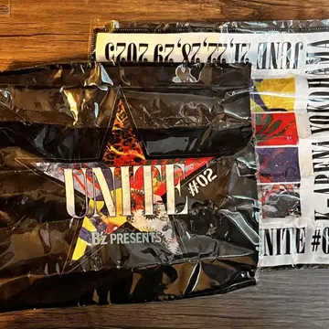 B'z unite 2 회장 한정 가챠 파이버 타월 블랙 화이트 2종 세트