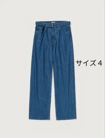 오라리 SELVEDGE LIGHT OZ DENIM PANTS