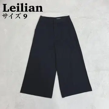 레리안 Leilianv 와이드 팬츠 린넨 100% 가우초 팬츠 블랙 9호