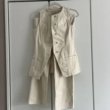 BANANA REPUBLIC 아이보리 팬츠 셋업 O