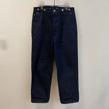 NICENESS 다크 블루 스트레이트 데님
