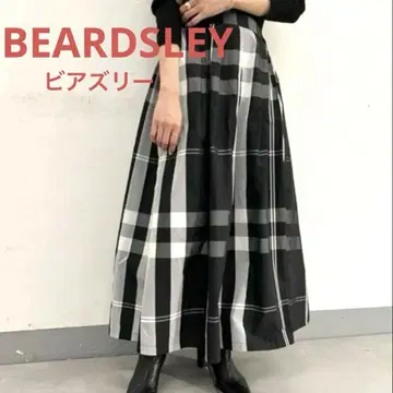 [2회 착용] 빅 체크 타프타 스커트 BEARDSLEY