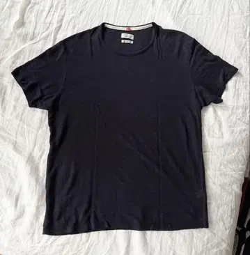 새상품급 ZARA 자라 티셔츠 린넨 네이비 XL