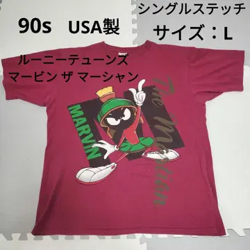 90년대 USA제 루니툰 마빈 더 머샨 티셔츠 L