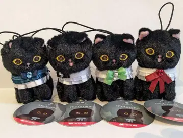 mofusand 모프 샌드 블랙 고양이 마스코트 총 4종 세트