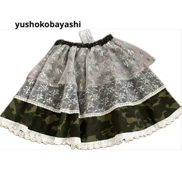 yushokobayashi combo skirt 카모플라쥬 스커트