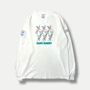 X-girl x LOONEY TUNES BUGS BUNNY 롱 T y2k