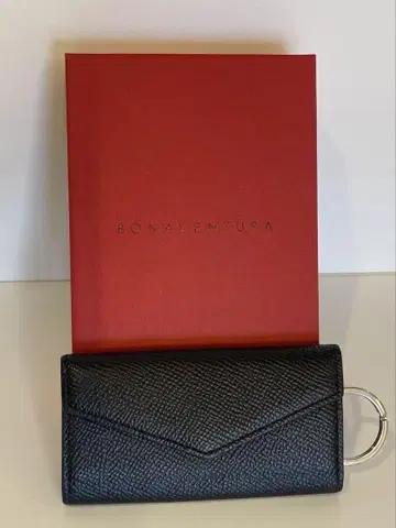 BONAVENTURA 블랙 가죽 키케이스