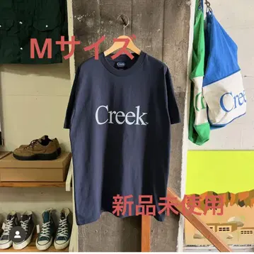Creek 로고 티셔츠 네이비