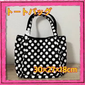 미사용 새상품 Y'SACCS 도트 무늬 토트백 30x27x18cm